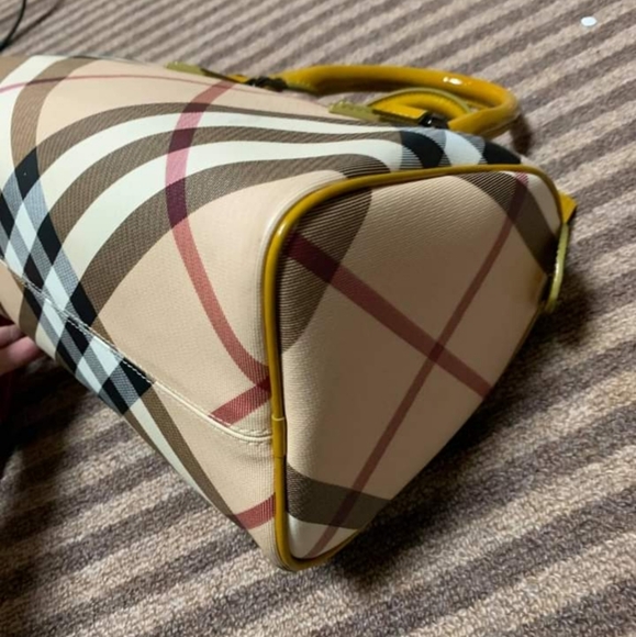 Burberry Mustard Boston Bag - Picture 7 of 14